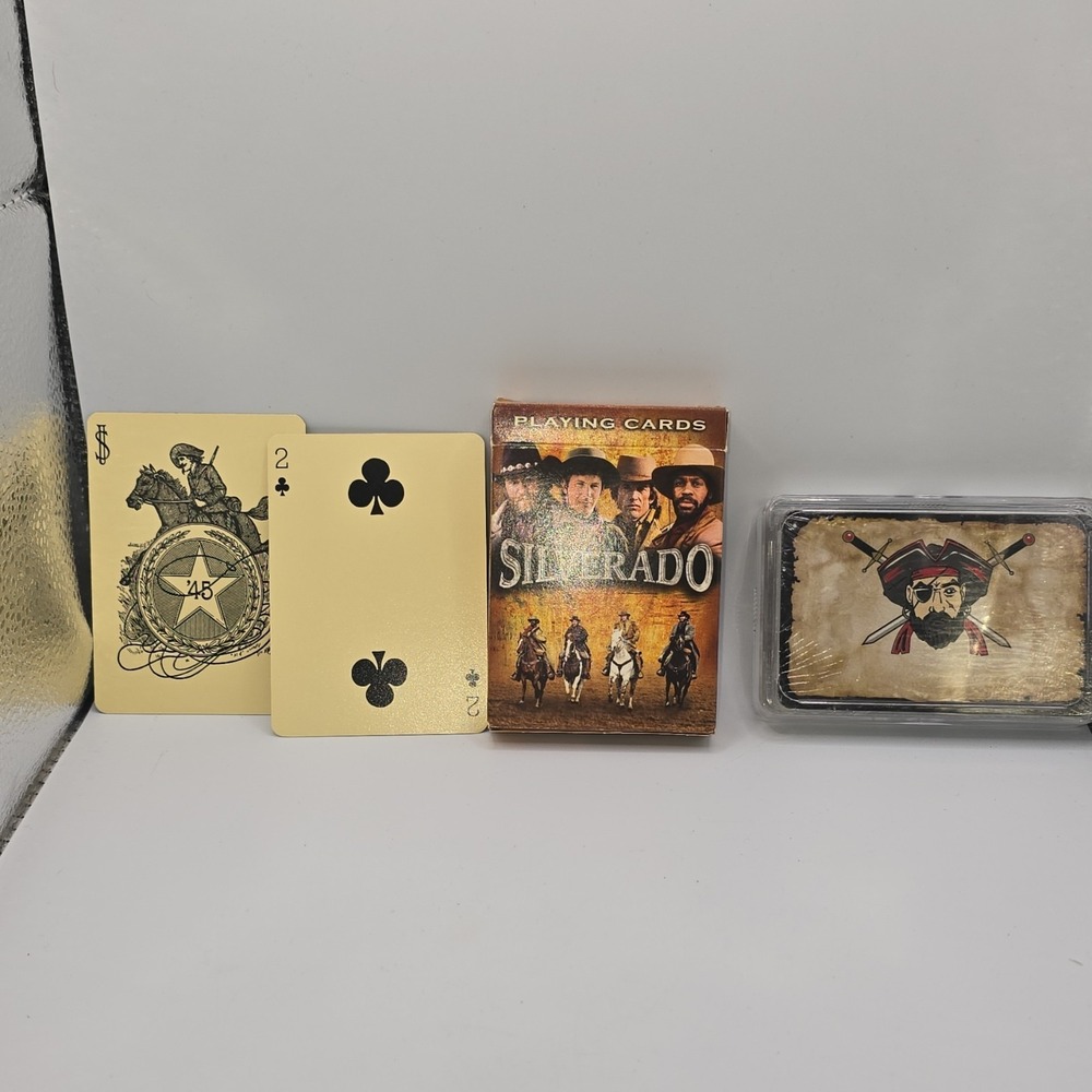 Silverado Movie Promotional Playing Cards Deck Original & Pirate cards.